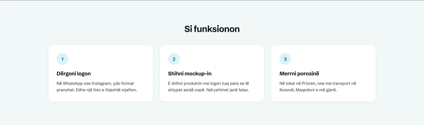 How it works — three steps to WhatsApp