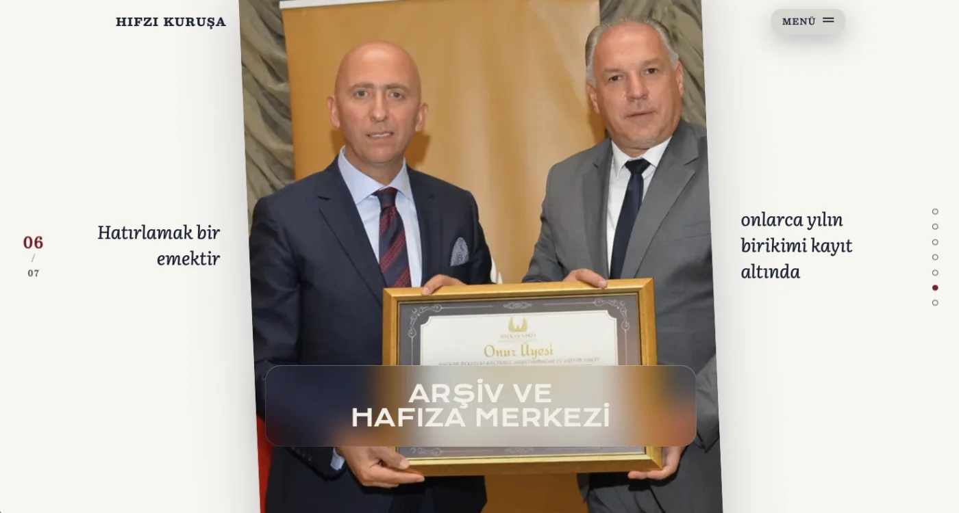 Chapter 06 — Arşiv ve Hafıza Merkezi