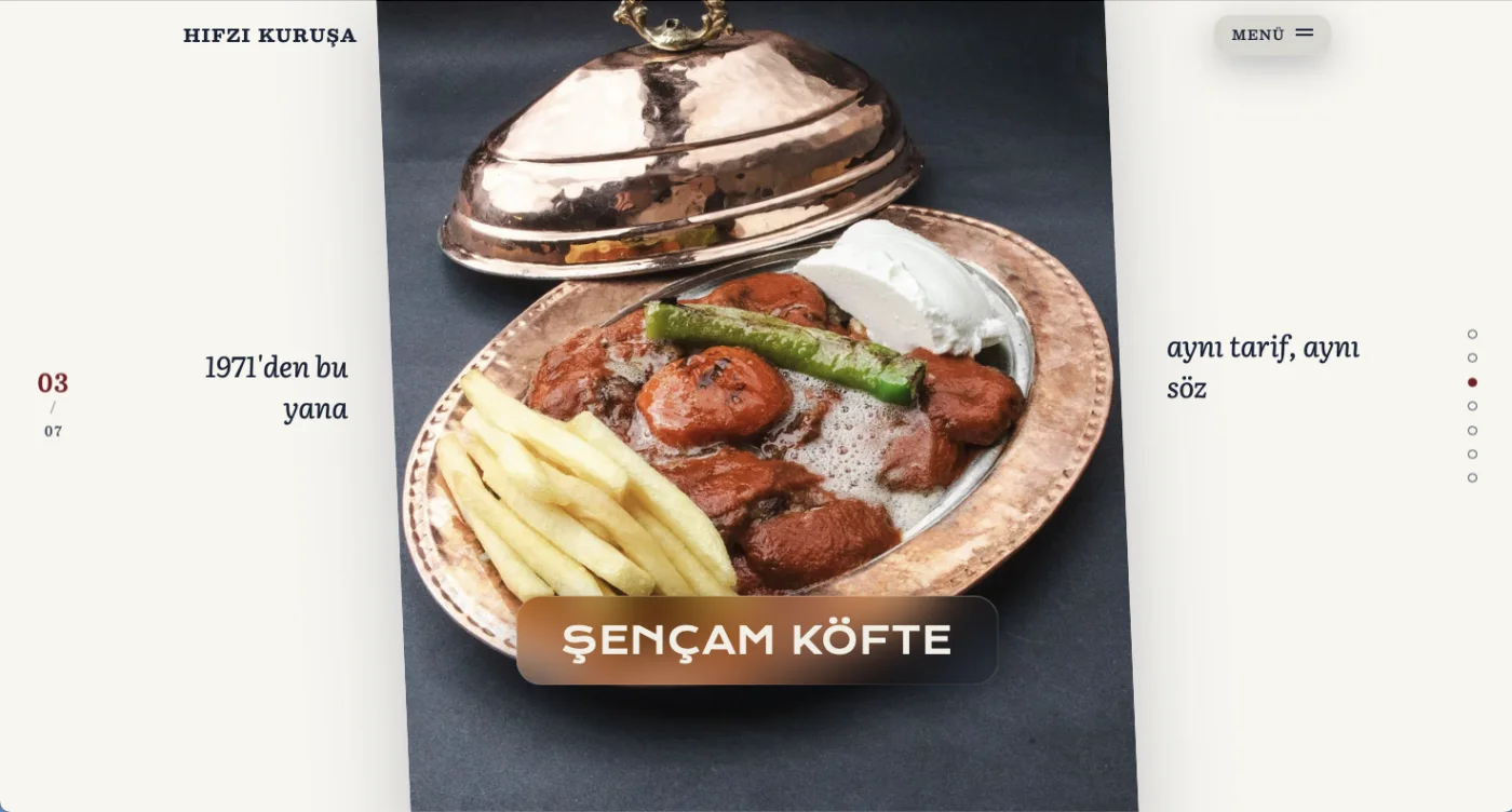 Chapter 03 — Şençam Köfte